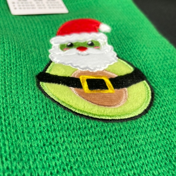 Dog sweater Christmas Santa, avocado - Picture 5 of 7